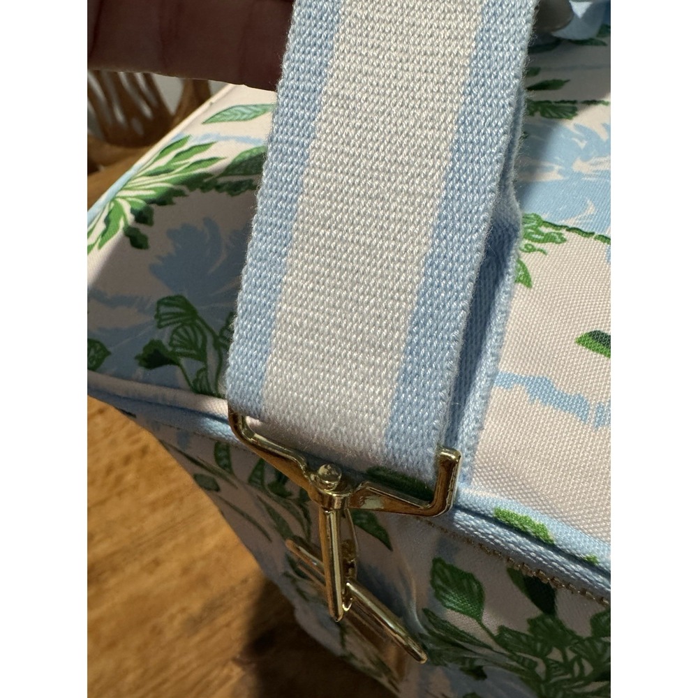 Lilly Pulitzer "Swayin In The Breeze Home" Insulated Wine Carrier Cooler Tote - Picture 9 of 11